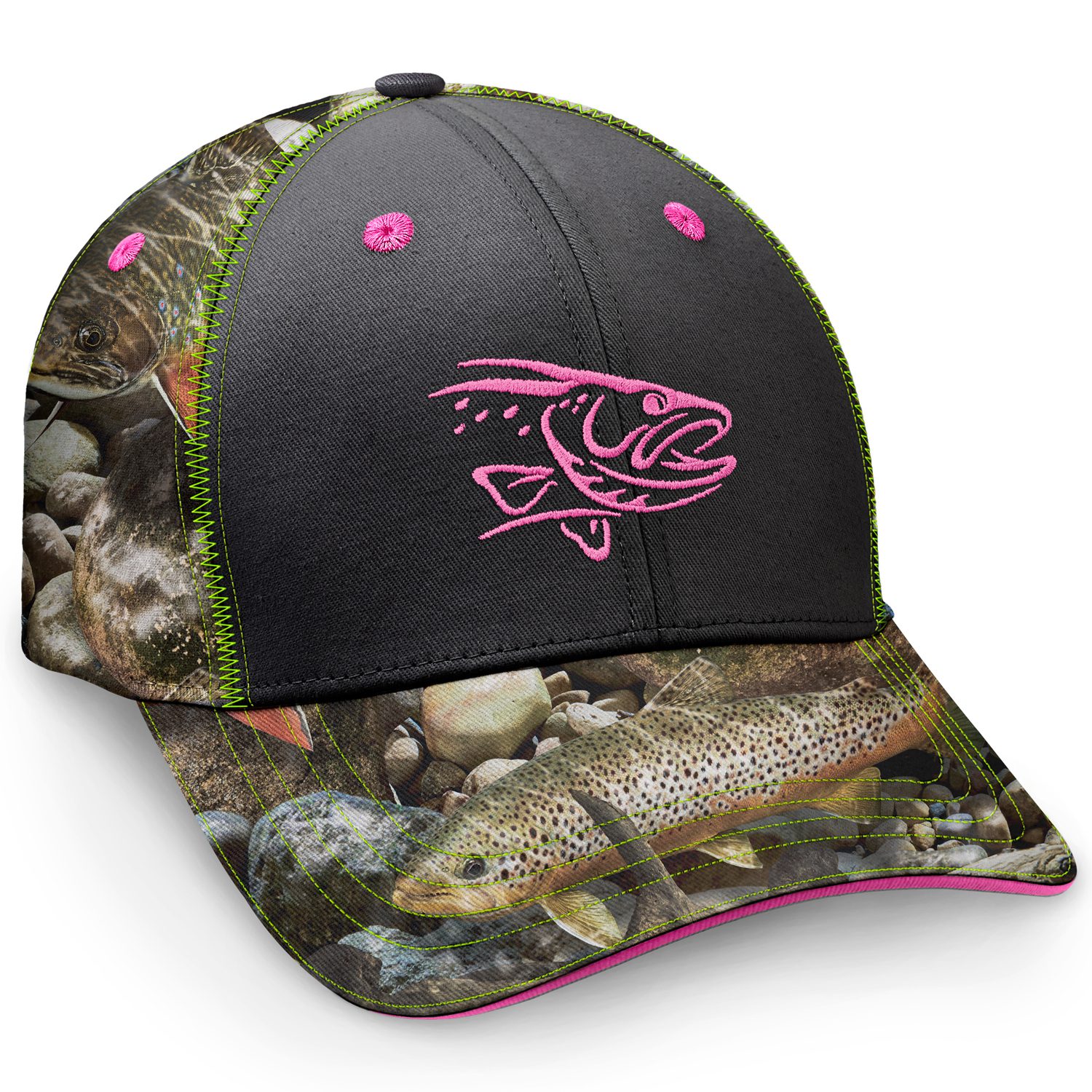 Dockside Ladies Cap (Trout/Pink)