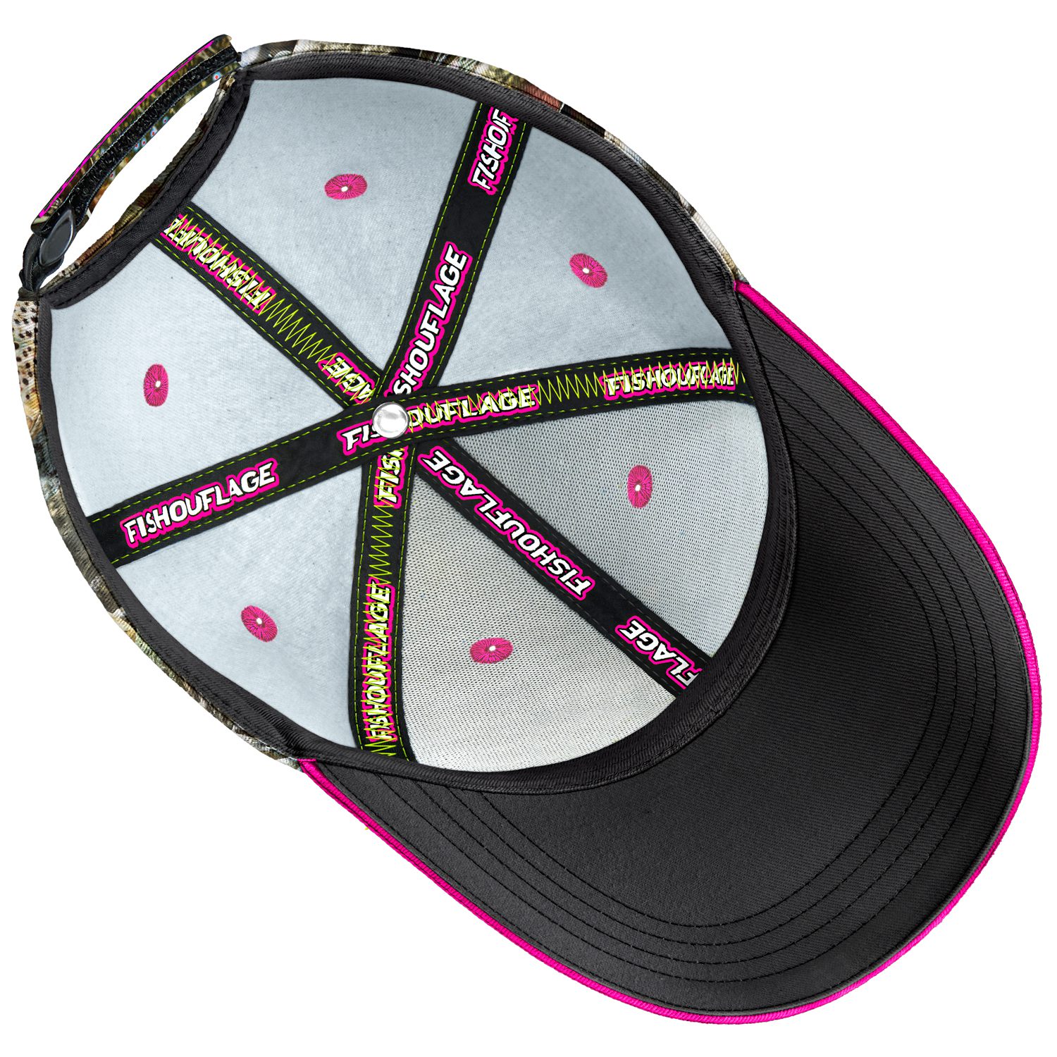 Dockside Ladies Cap (Trout/Pink) - Image 3