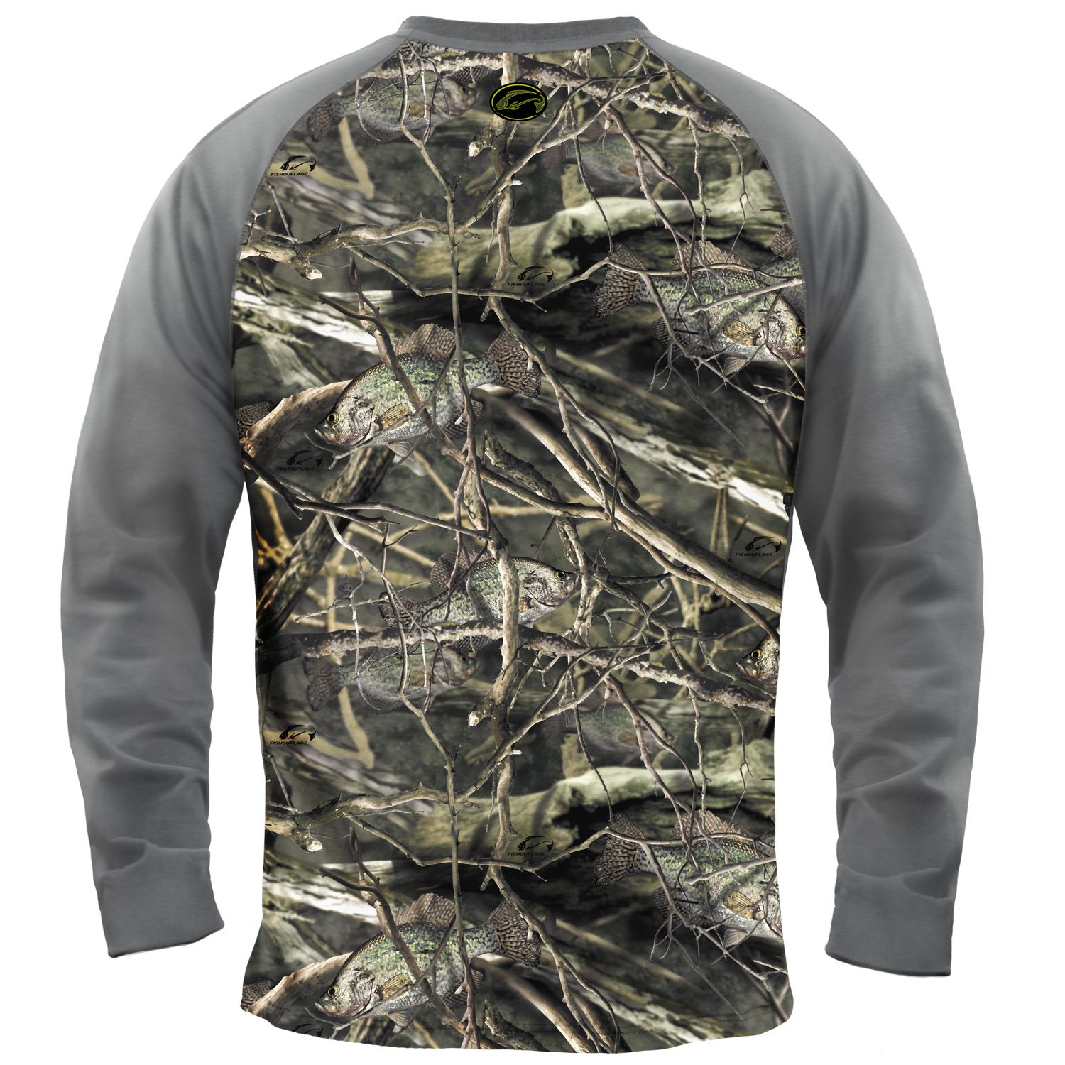 Riptide Performance L/S Tee (Crappie) Graphite - Image 2
