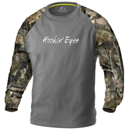 Fish Camp Hookin' Eyes L/S Walleye Tee