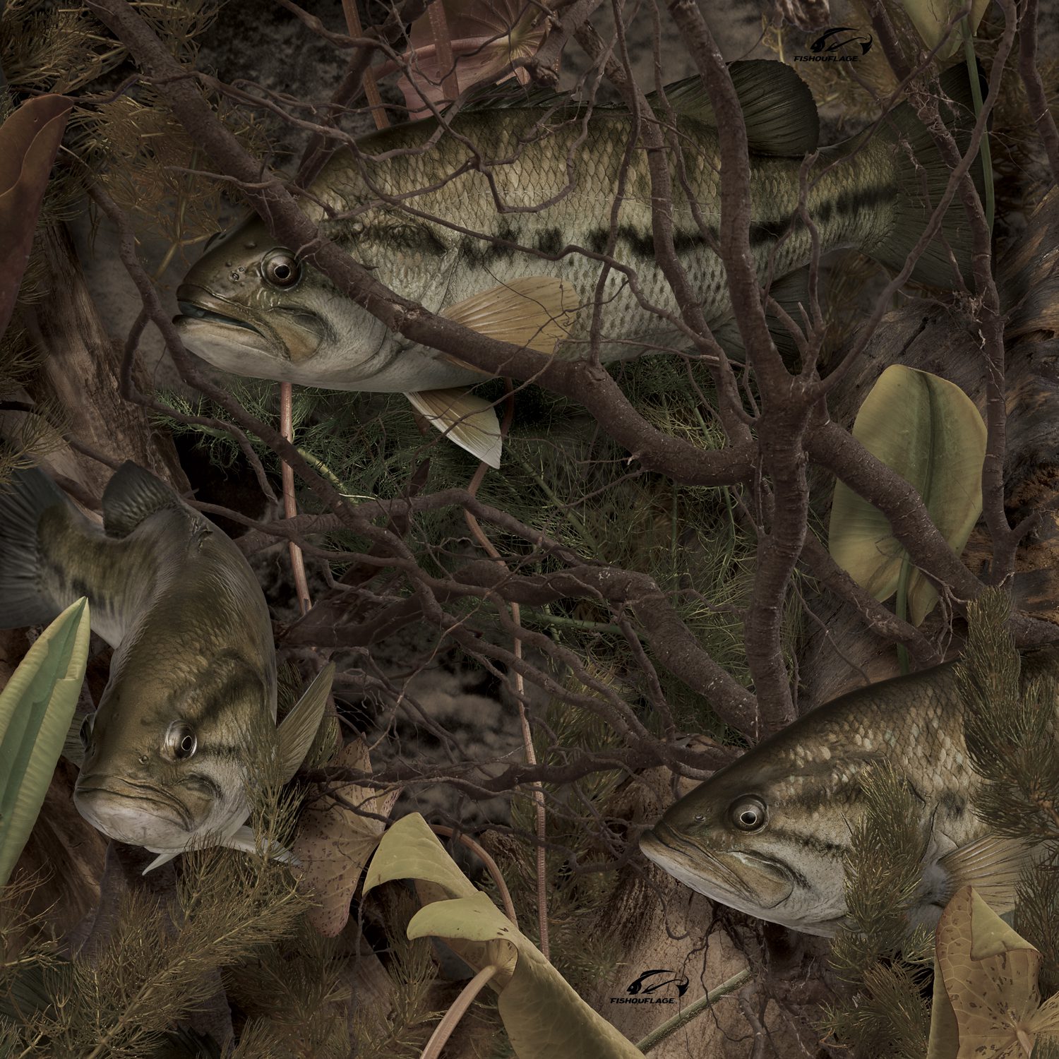 Fish Camp Livin' for Lunkers L/S Bass Tee - Image 4