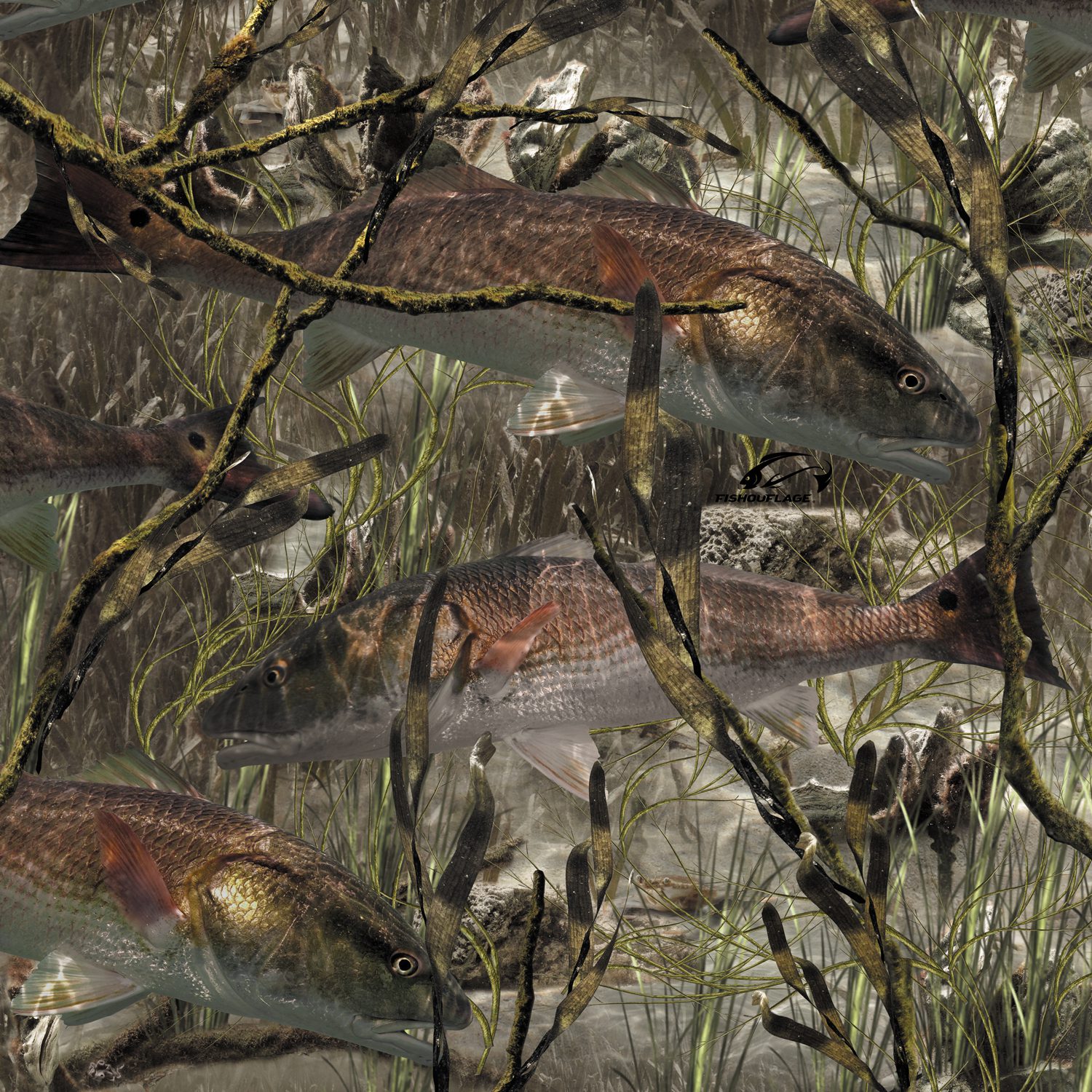 Camo Strike Cap (Redfish) - Image 4